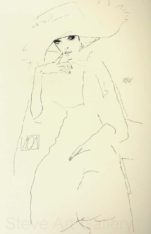 Egon Schiele The Dancer Moa
